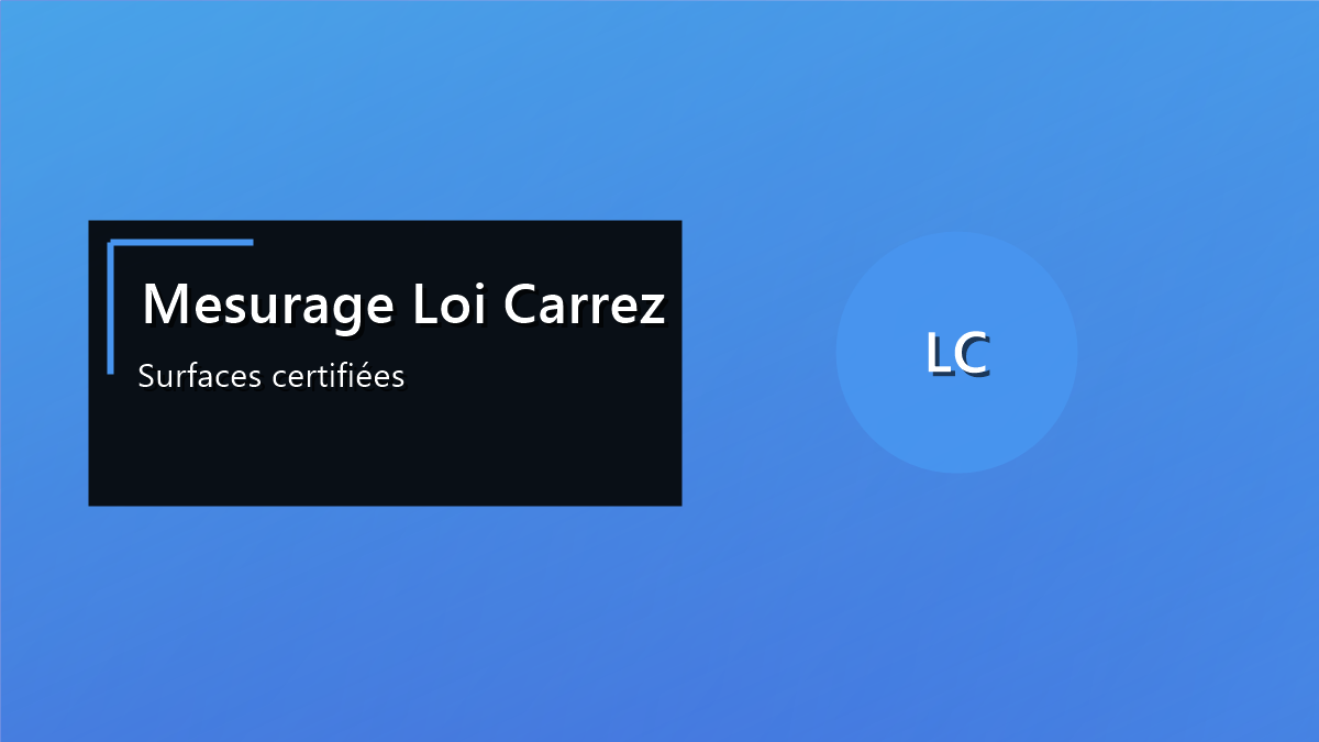 Couverture du guide sur le mesurage loi Carrez